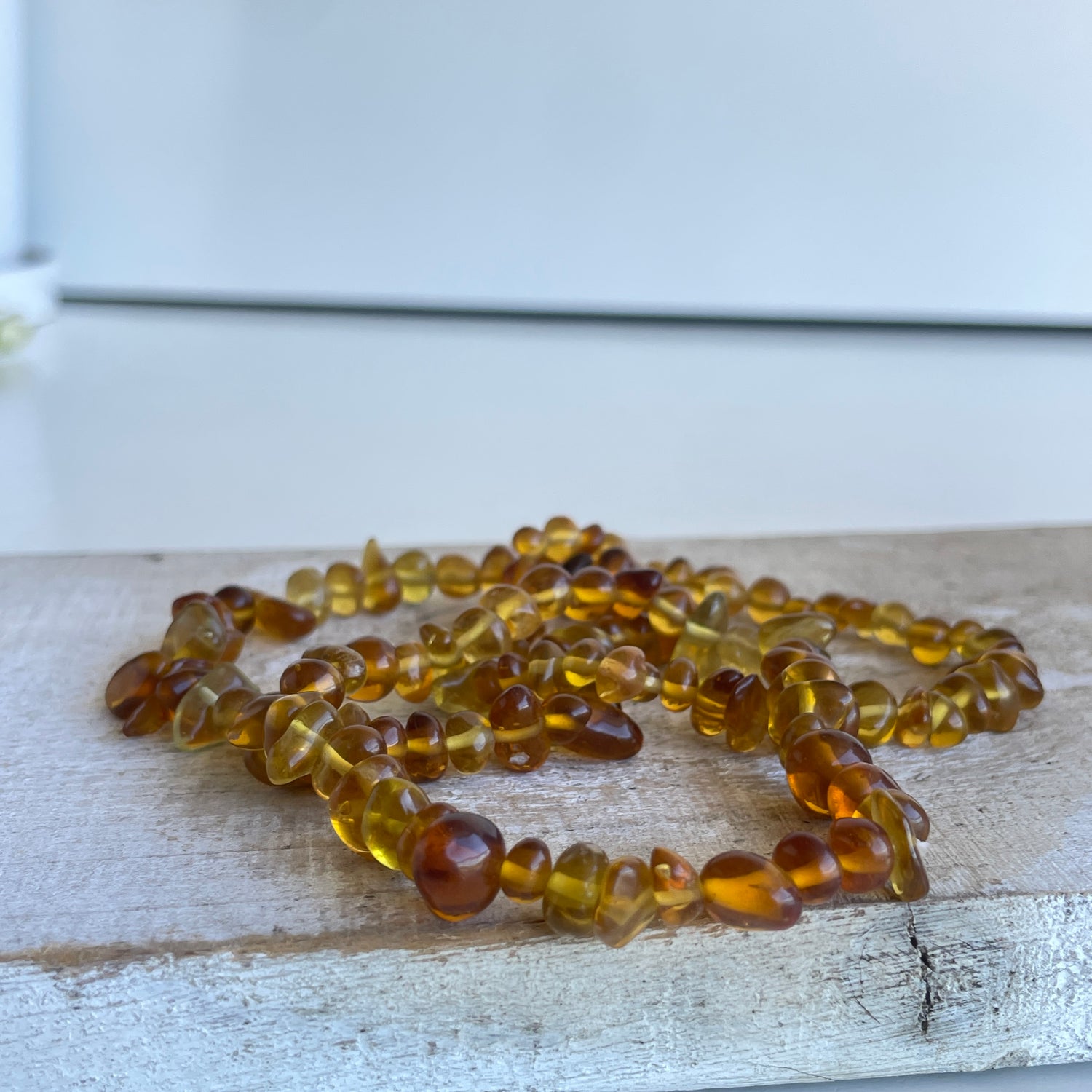 Amber Chip Bracelet
