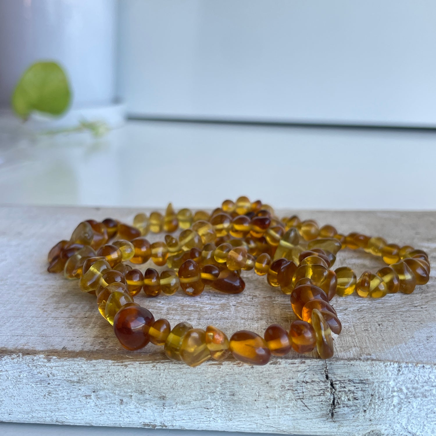 Amber Chip Bracelet