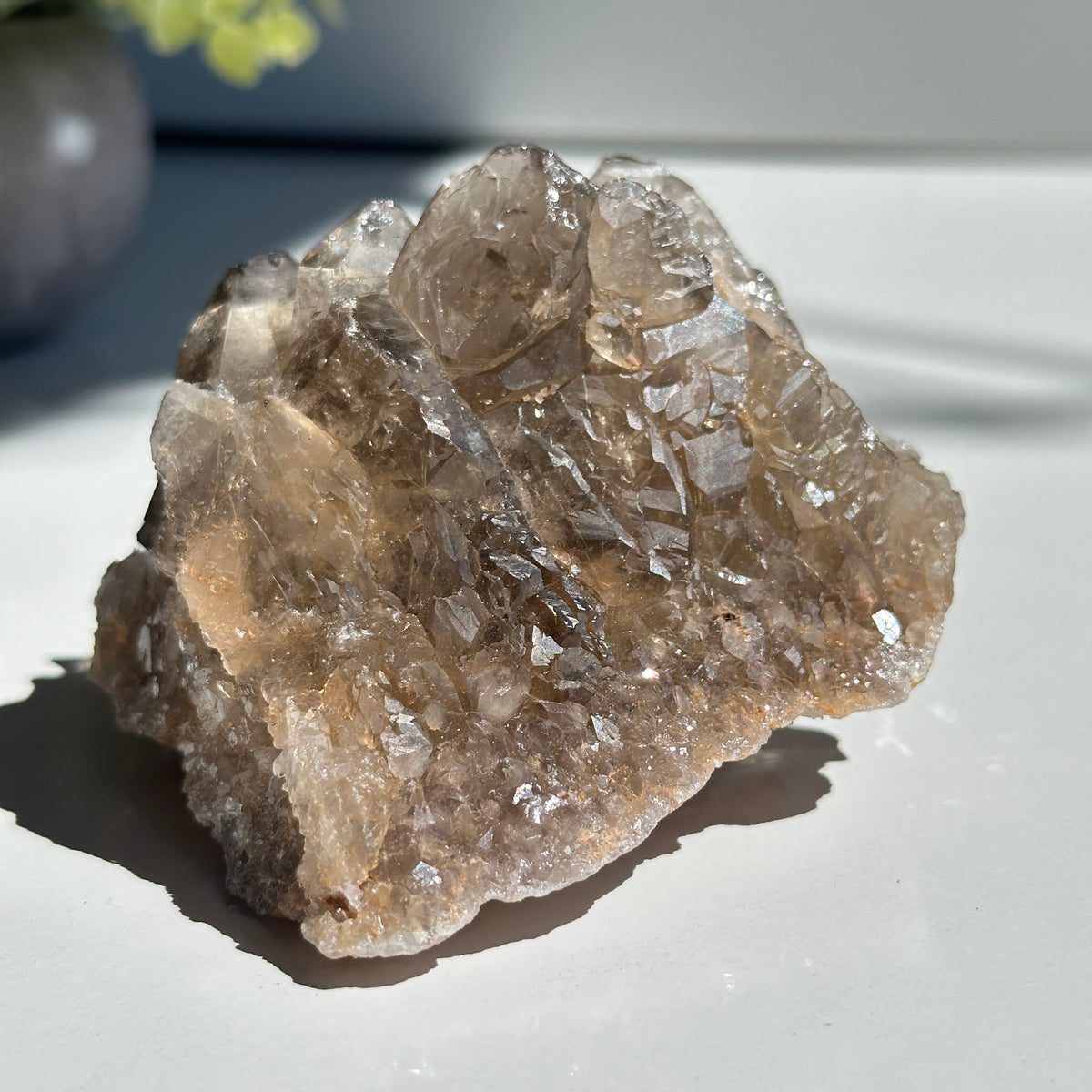 Smoky Quartz With Rutile Cluster 310g