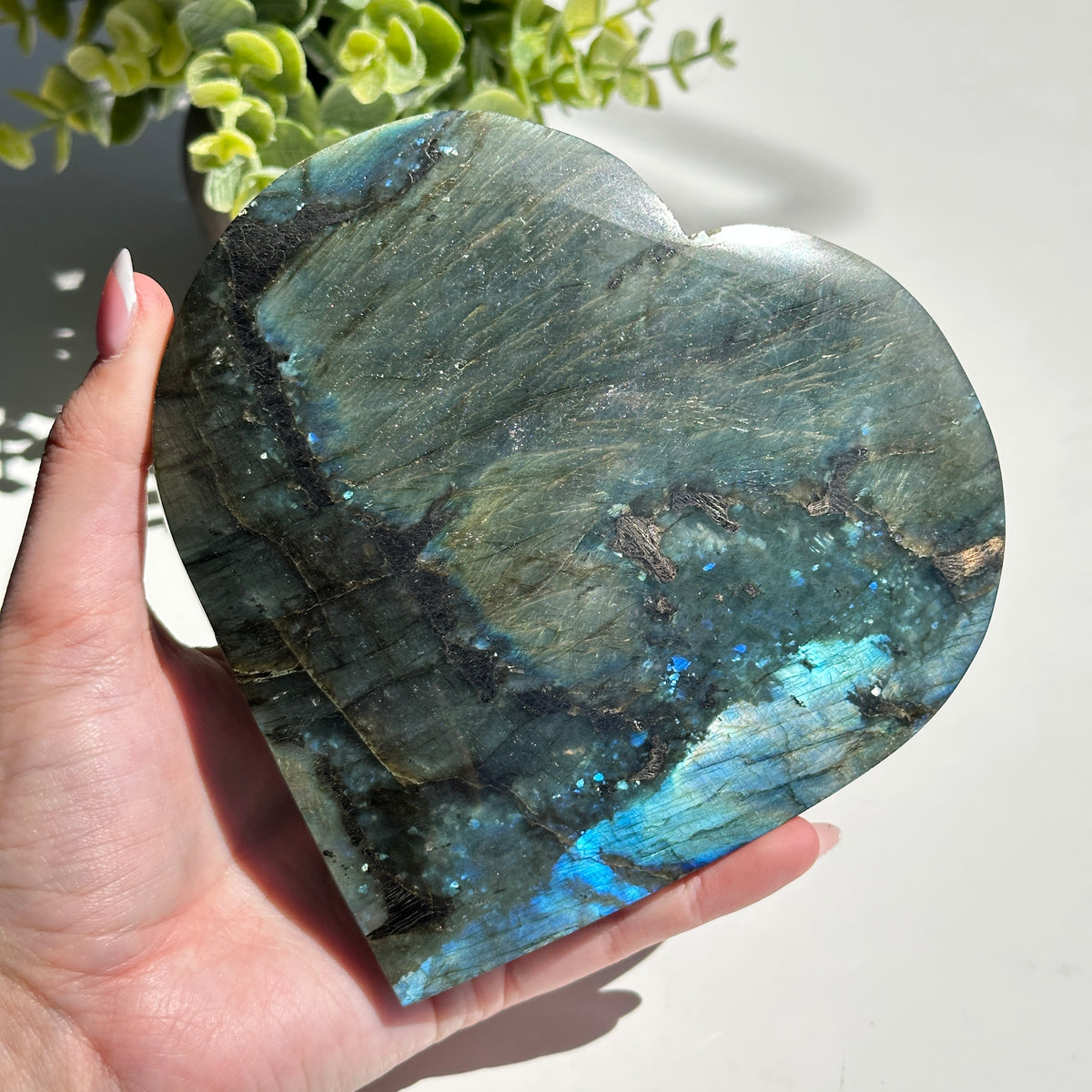 Labradorite Heart 14.7cm
