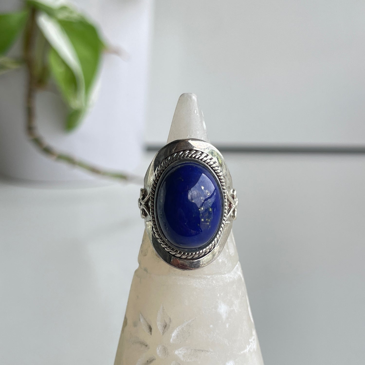 Lapis Lazuli Oval Ring Sz6