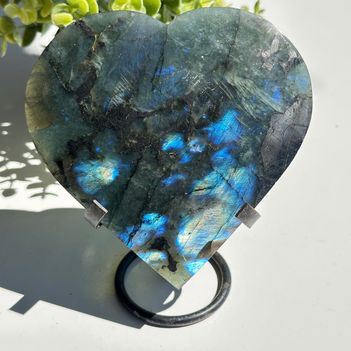 Labradorite Heart 13.2cm