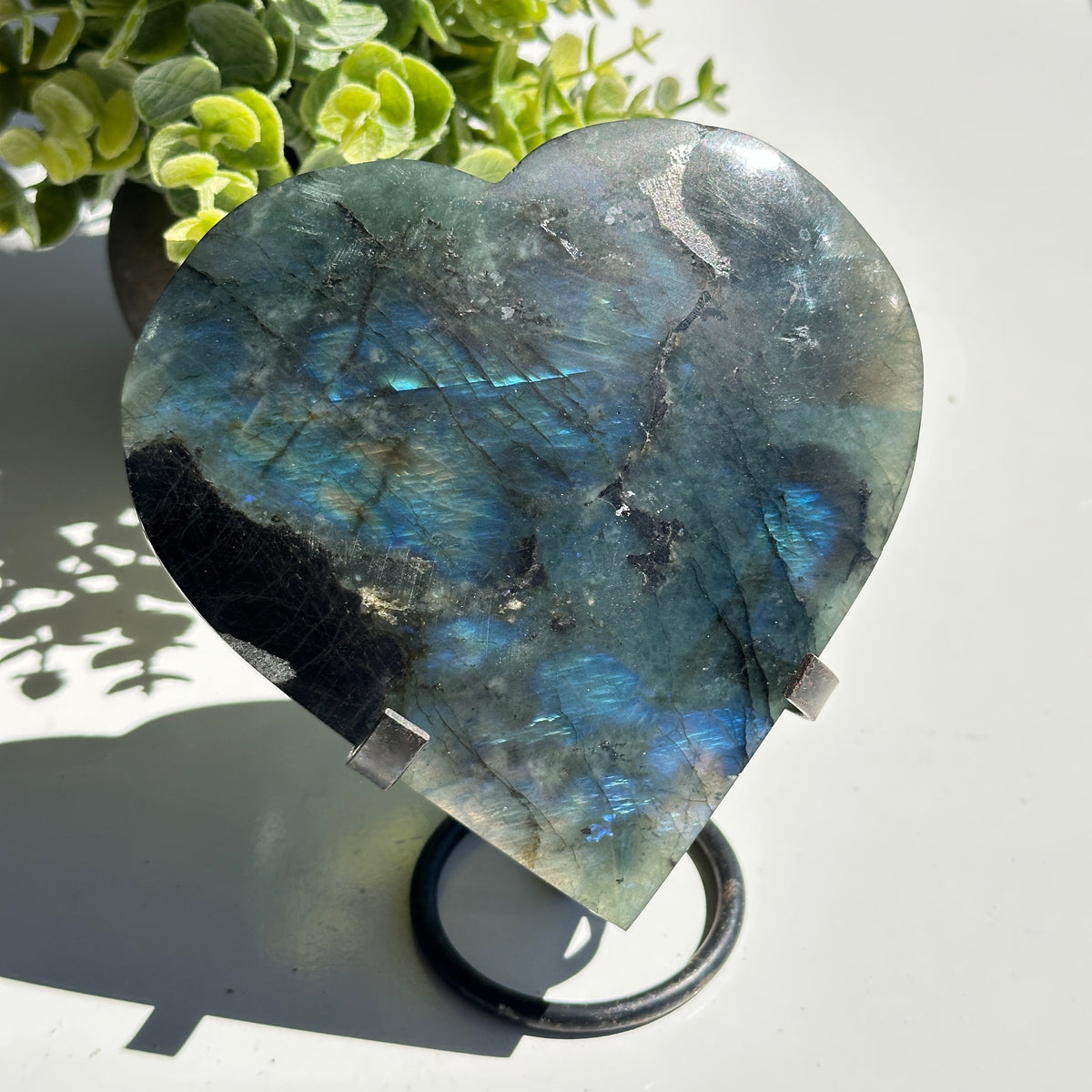 Labradorite Heart 13.2cm