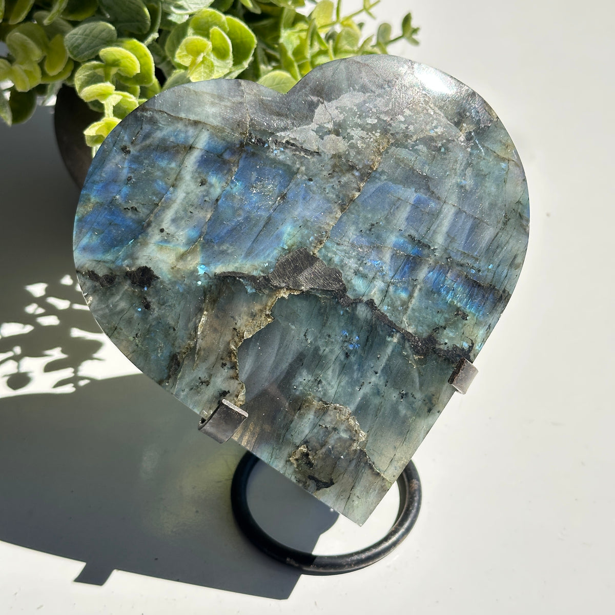 Labradorite Heart 12.9cm