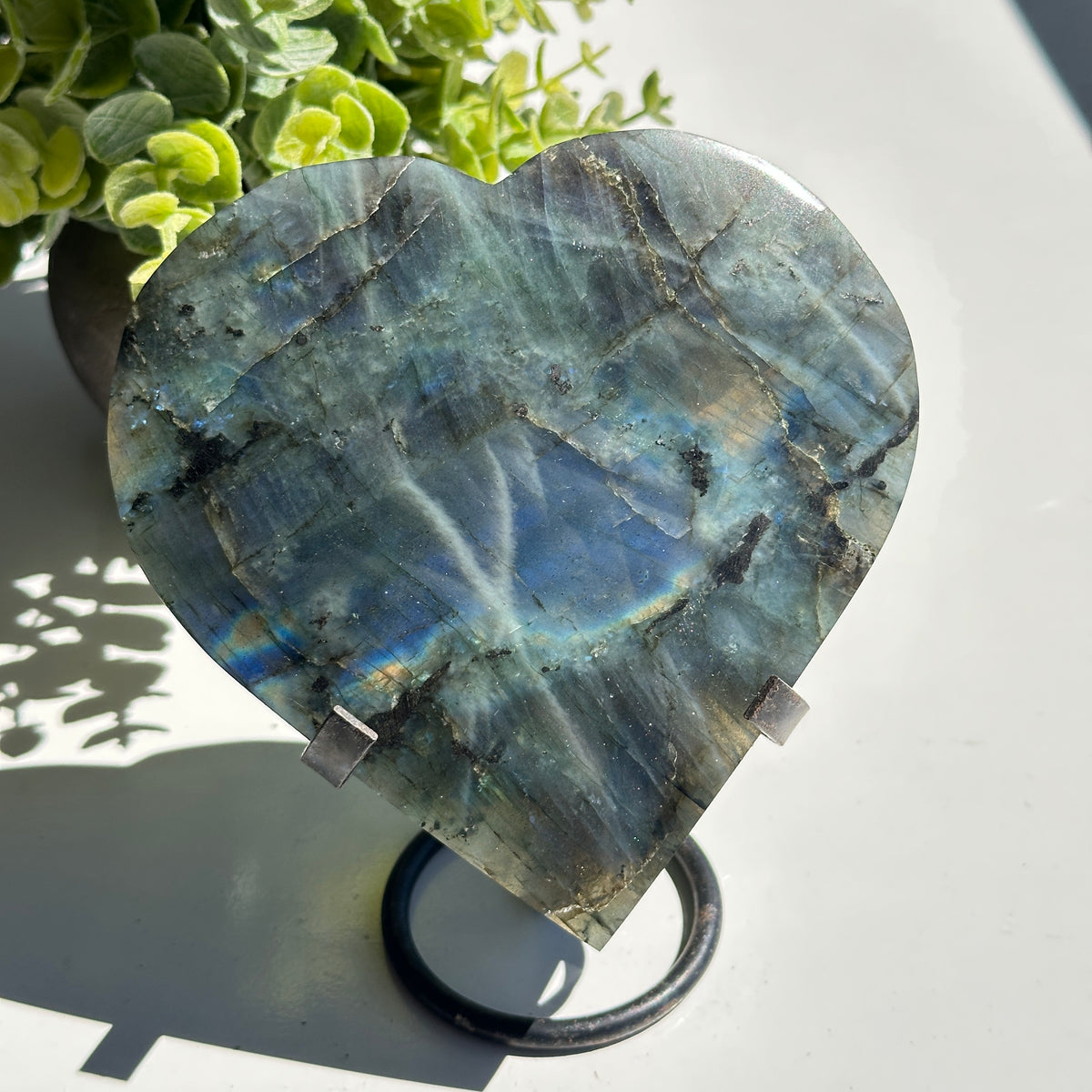 Labradorite Heart 12.9cm