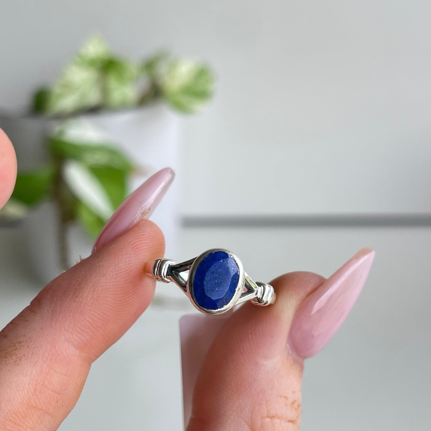 Lapis Lazuli Oval Ring