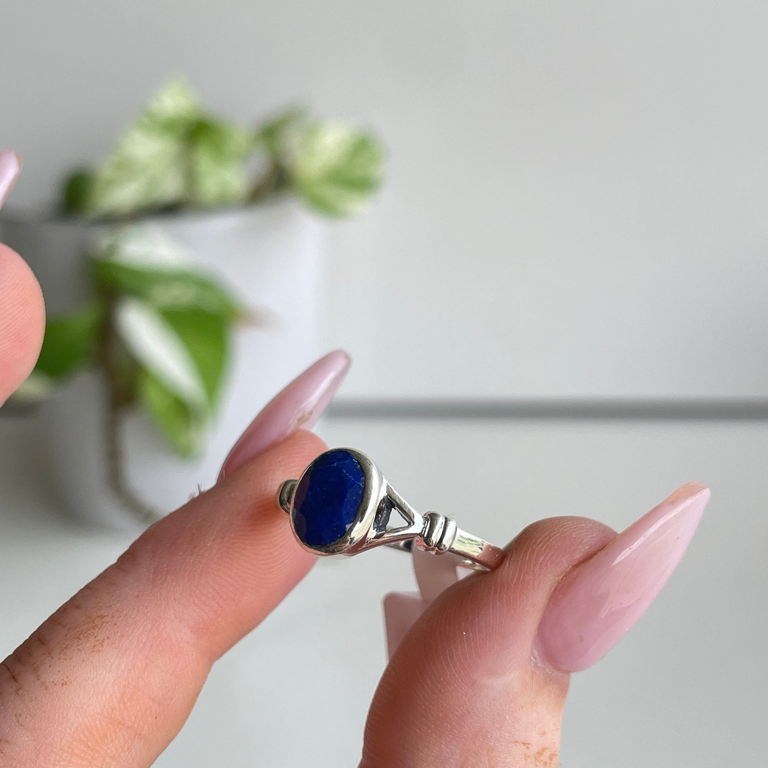 Lapis Lazuli Oval Ring