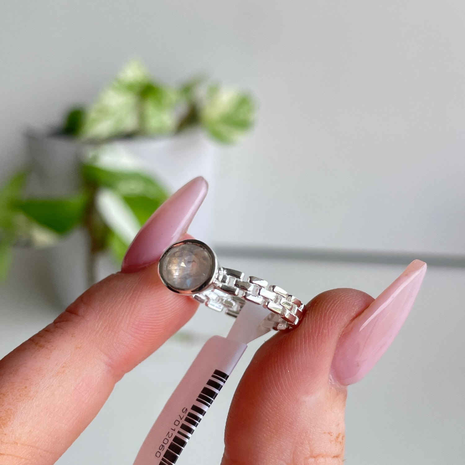 Moonstone Oval Ring