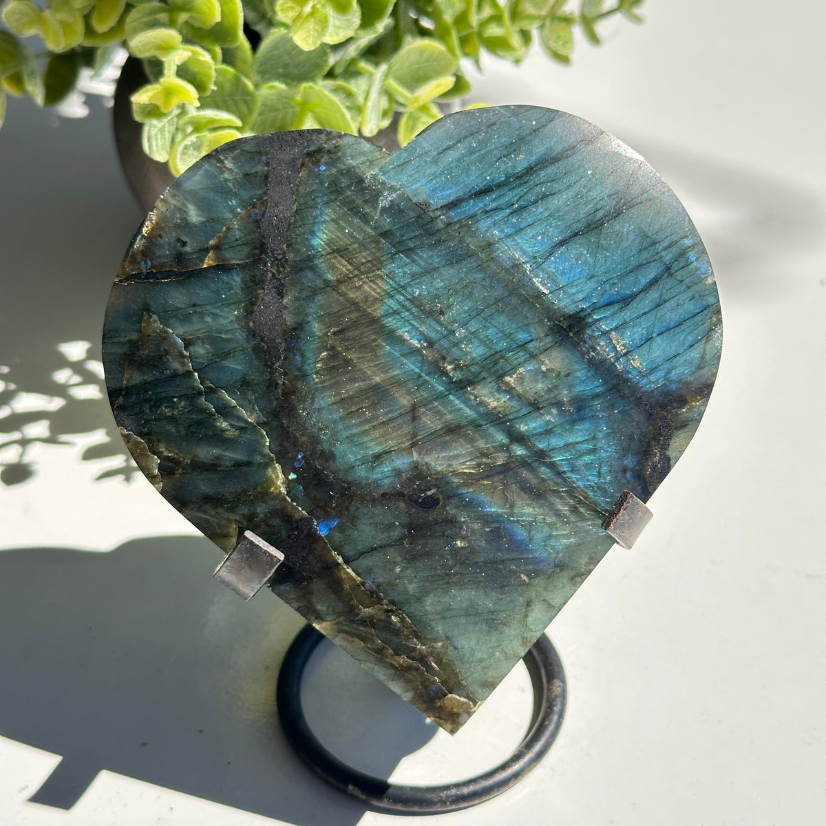 Labradorite Heart 11.2cm