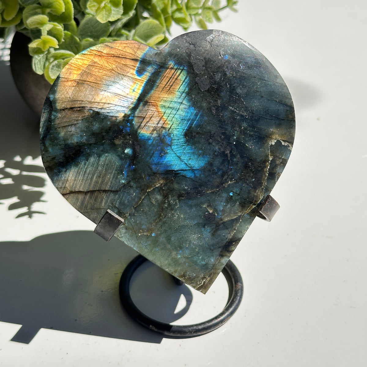 Labradorite Heart 11.2cm