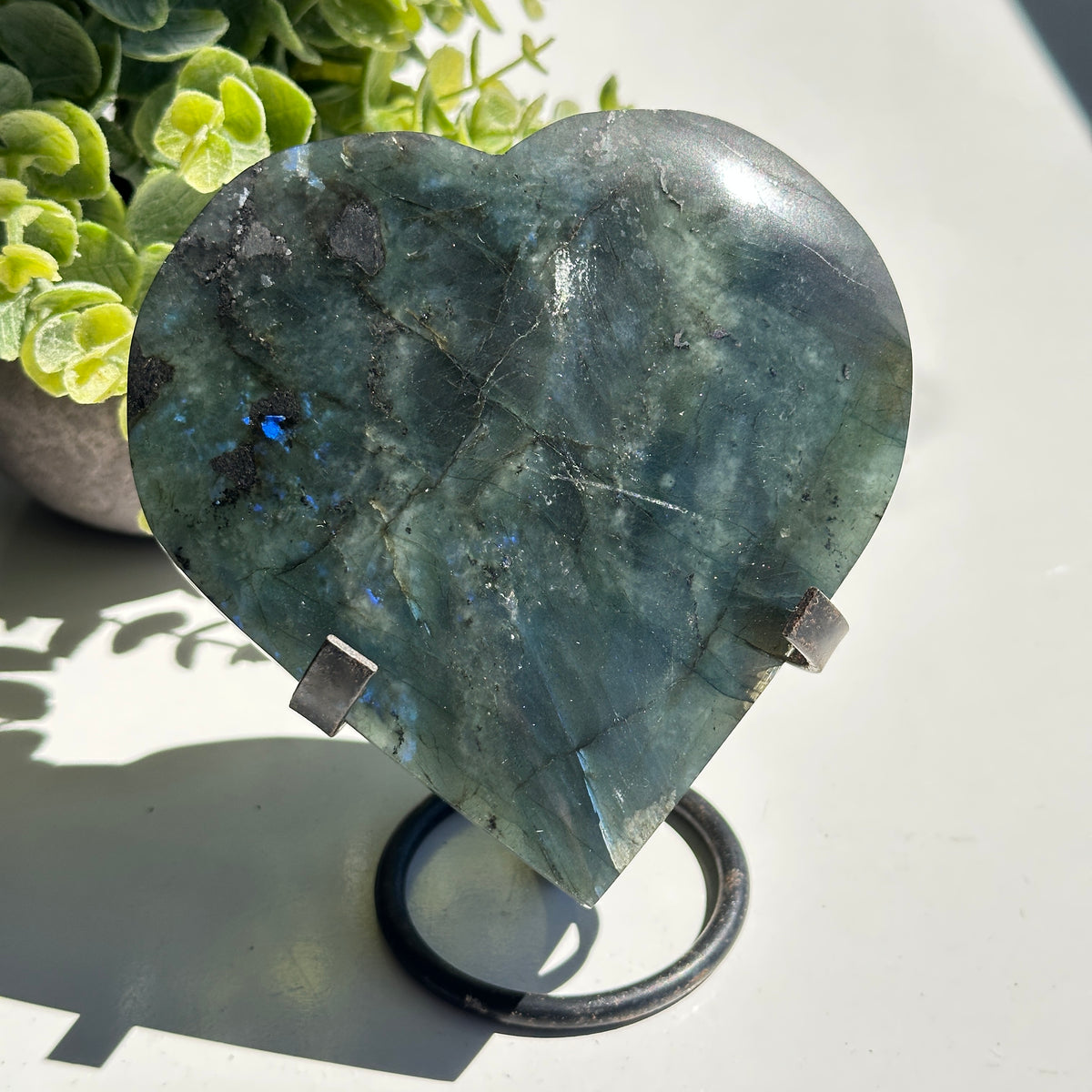 Labradorite Heart 11.4cm