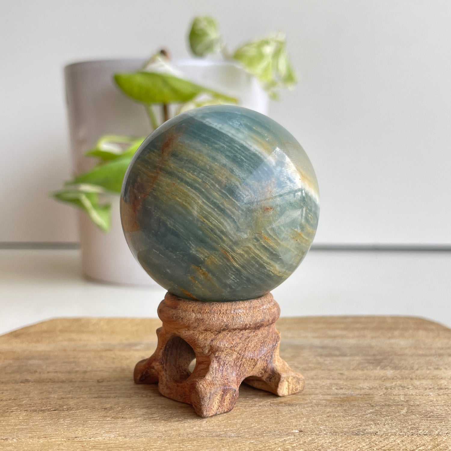 Blue Onyx Sphere 4.8cm