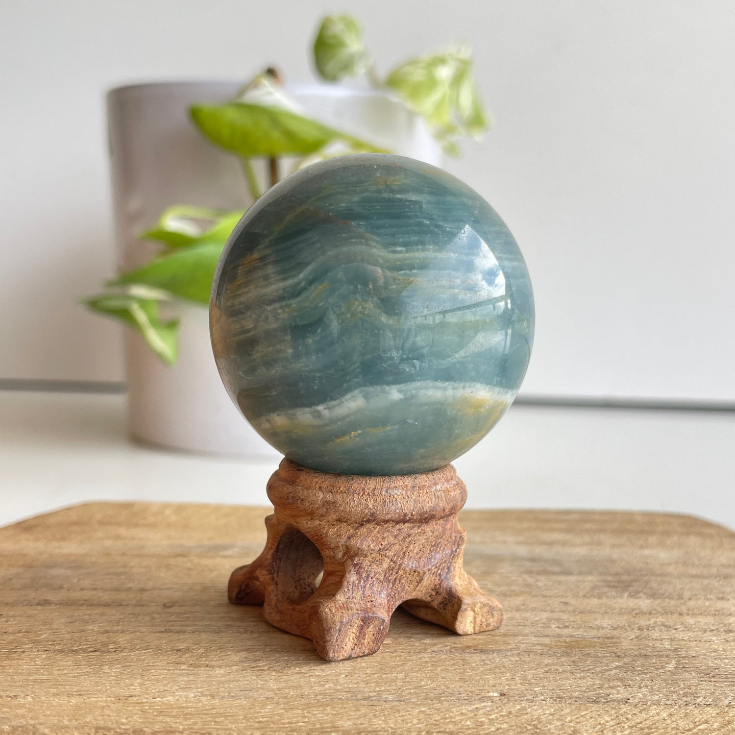 Blue Onyx Sphere 4.8cm