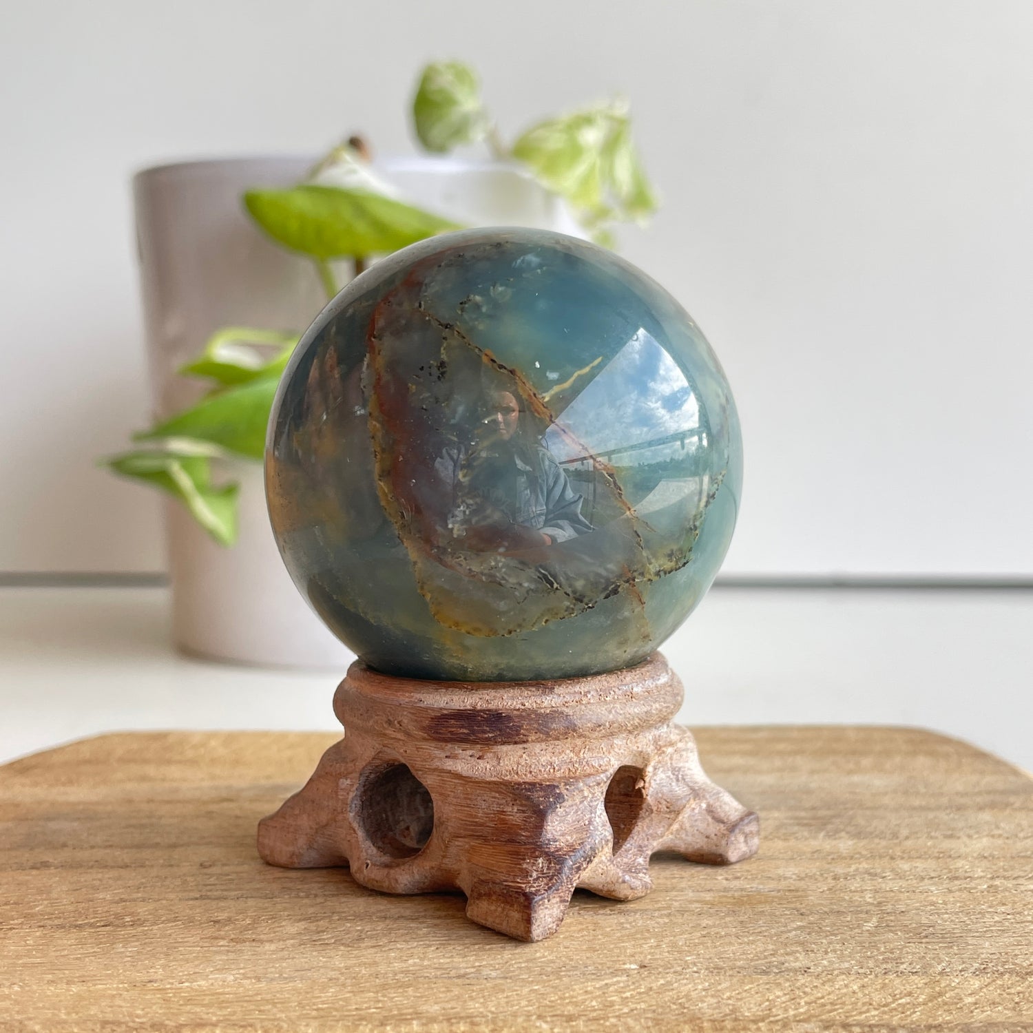 Blue Onyx Sphere 5.5cm