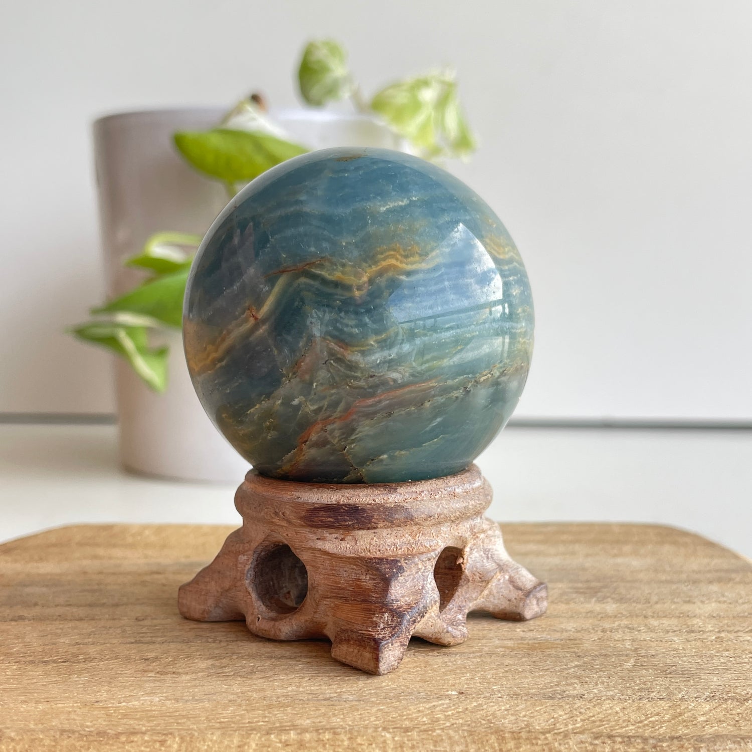 Blue Onyx Sphere 5.5cm