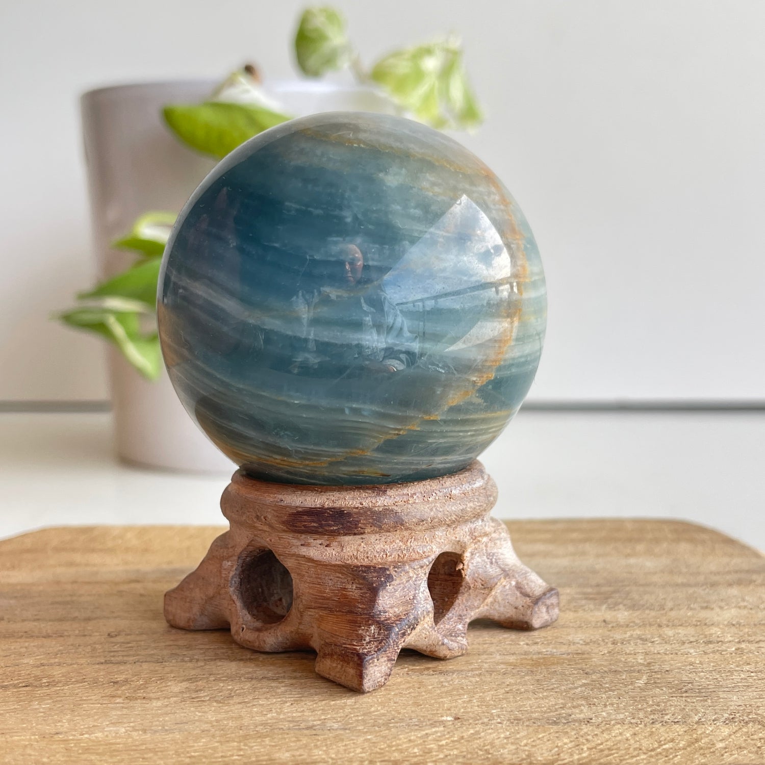 Blue Onyx Sphere 5.6cm