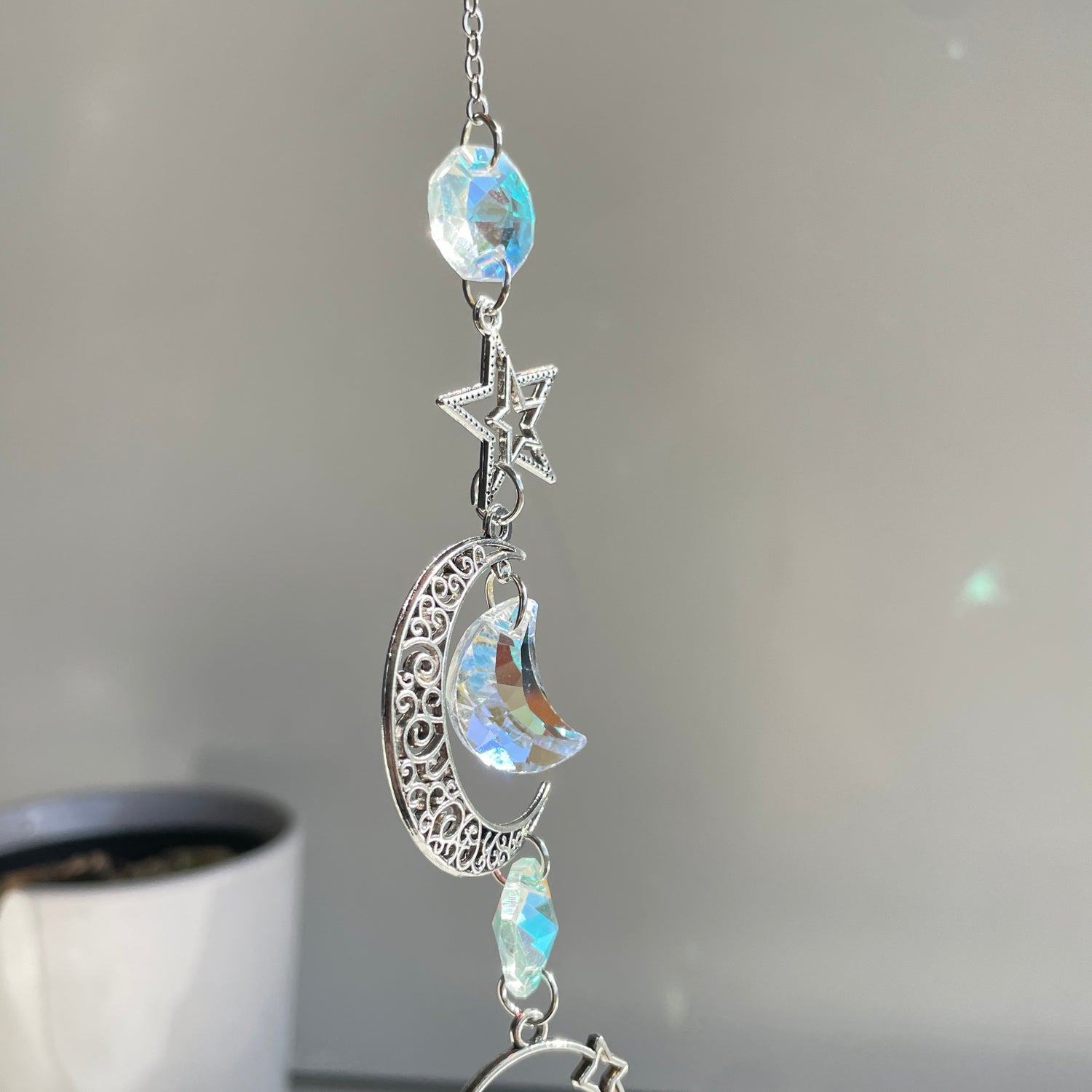 Moon Star Planet Suncatcher With Teardrop