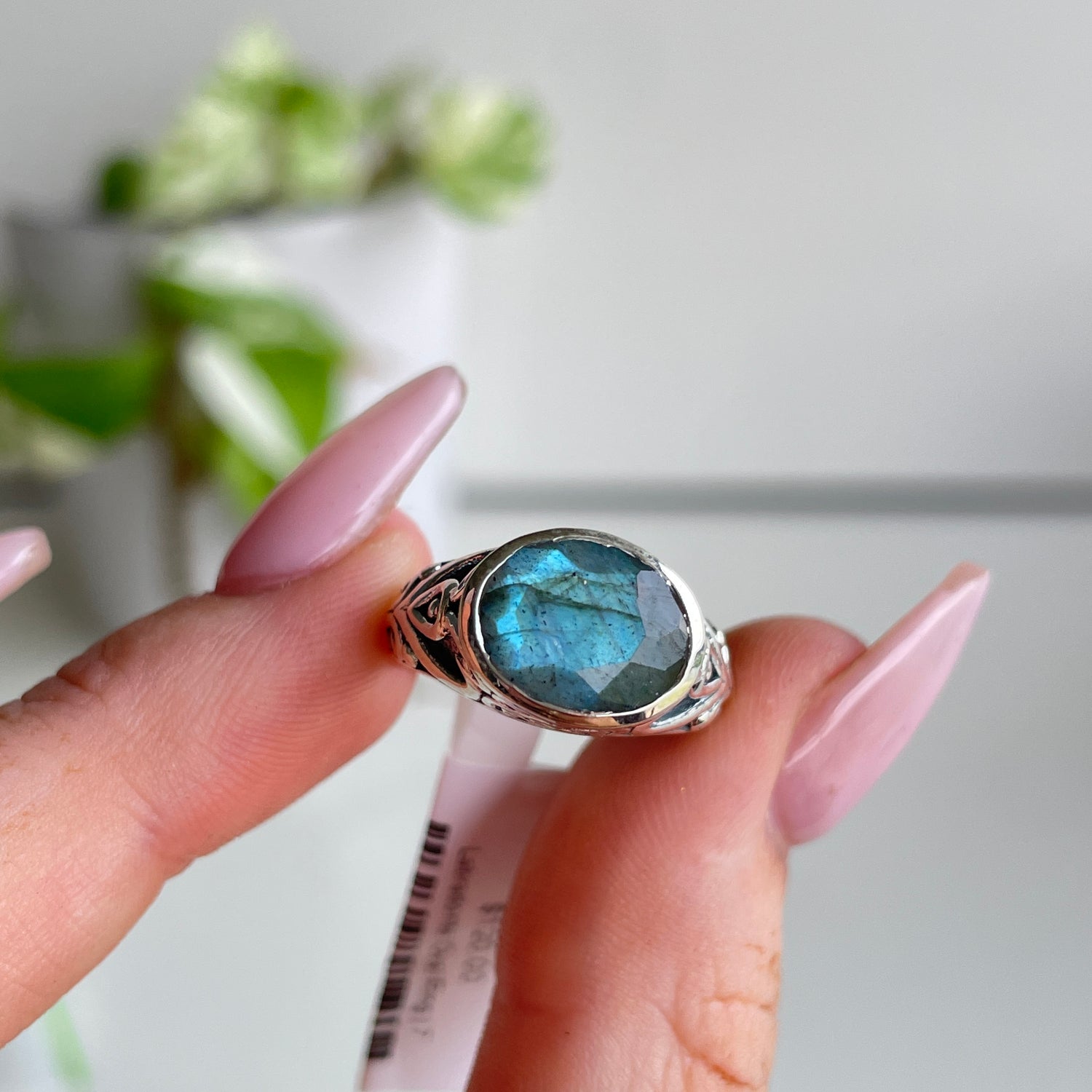 Labradorite Oval Ring