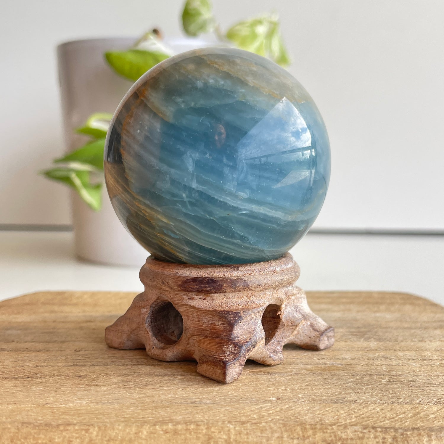 Blue Onyx Sphere 5.6cm