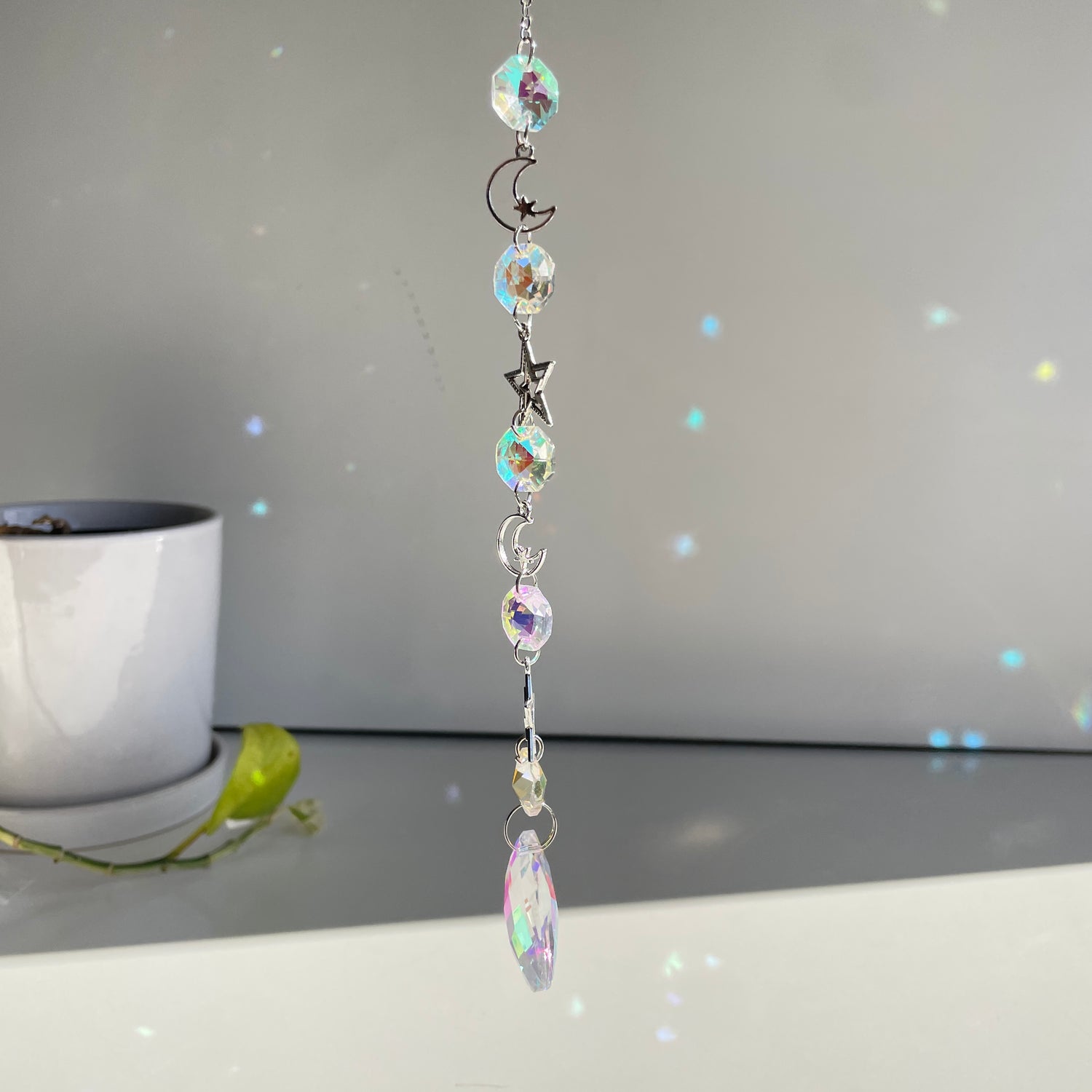 Moon And Stars Suncatcher
