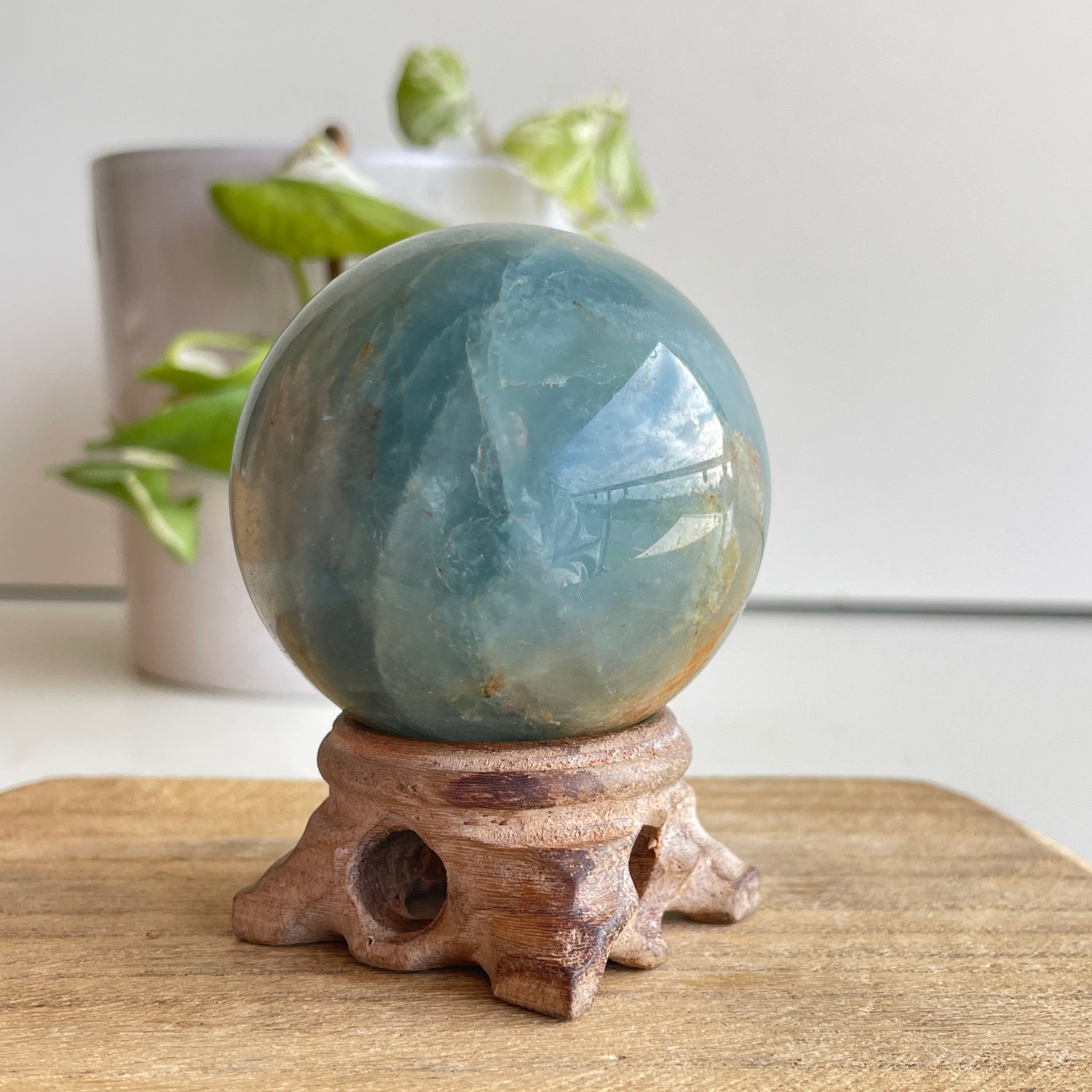 Blue Onyx Sphere 5.8cm