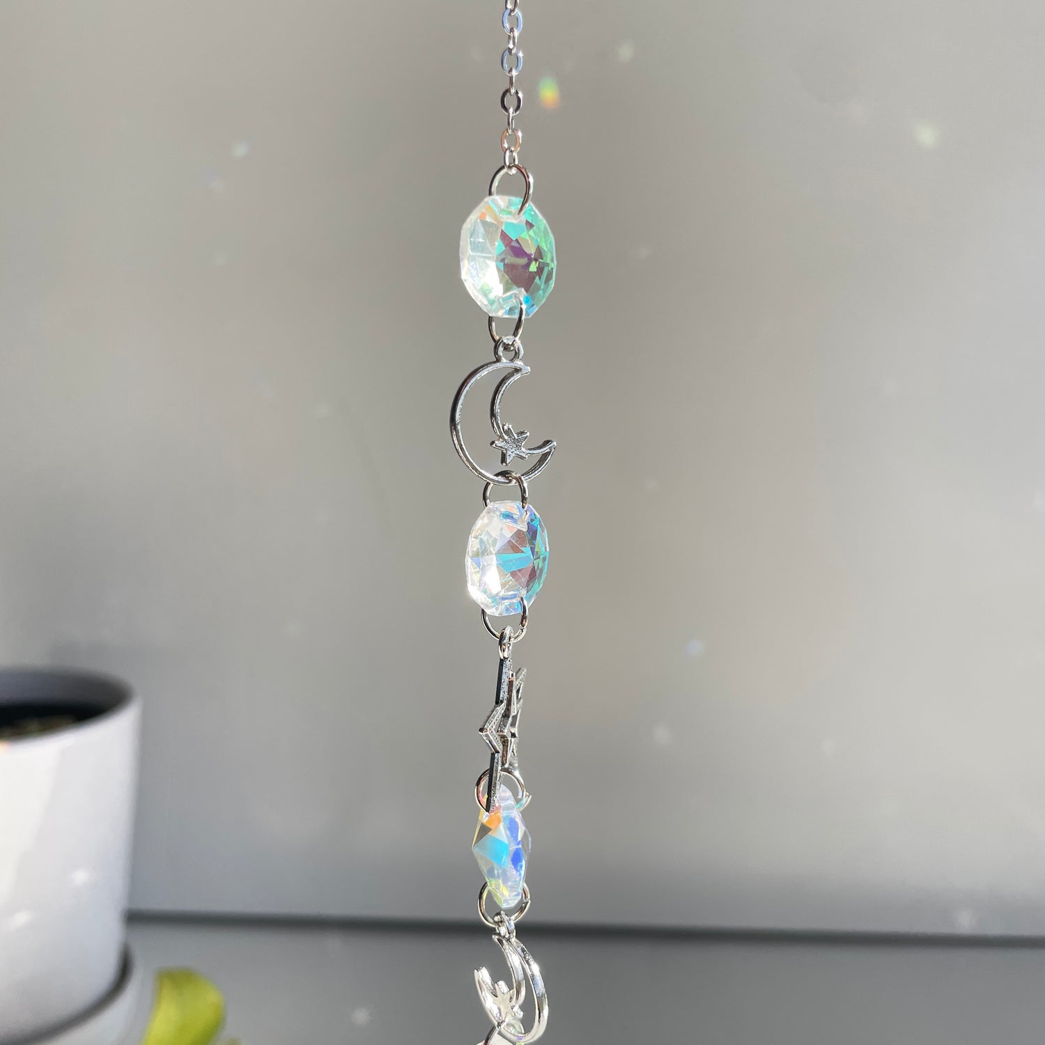 Moon And Stars Suncatcher