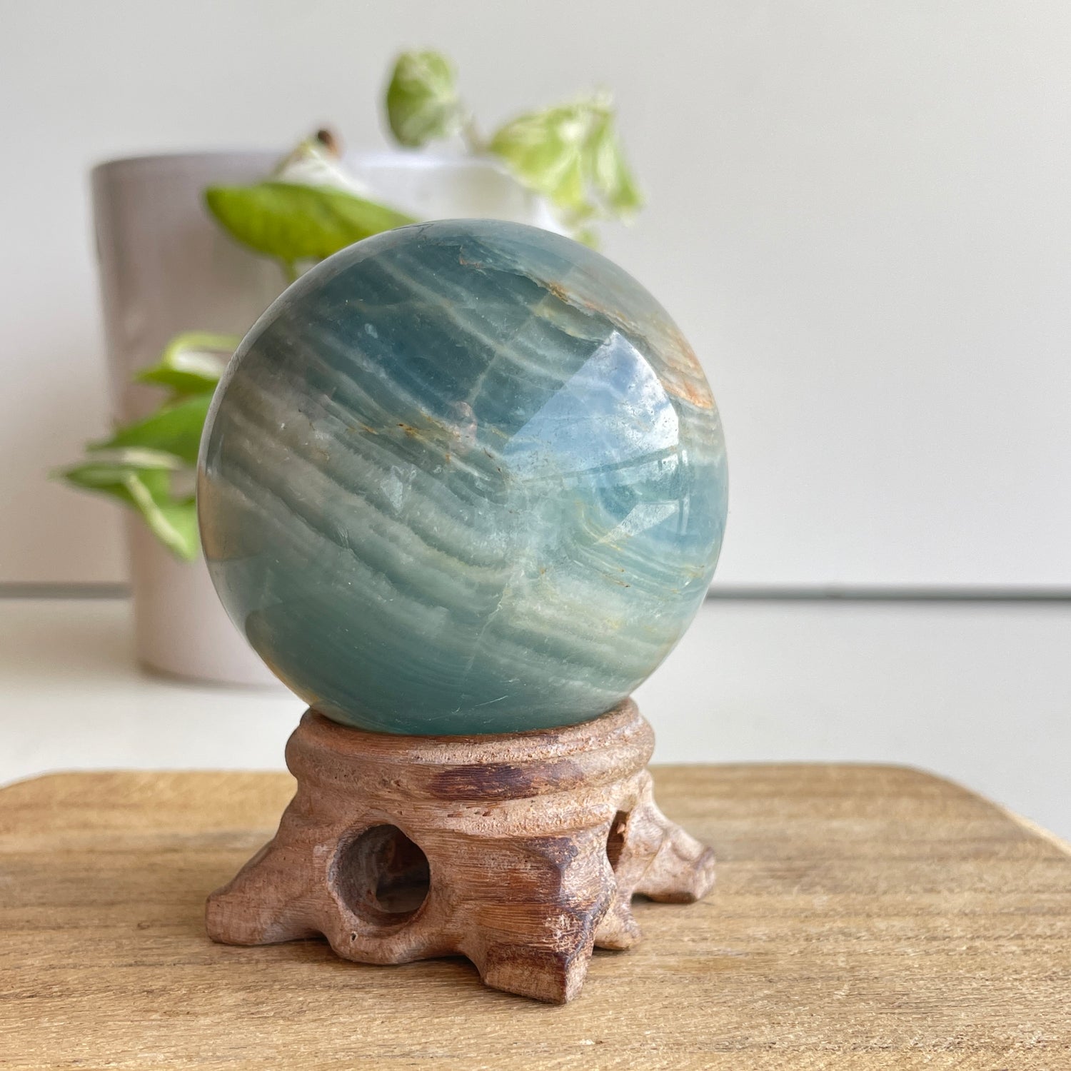 Blue Onyx Sphere 5.8cm