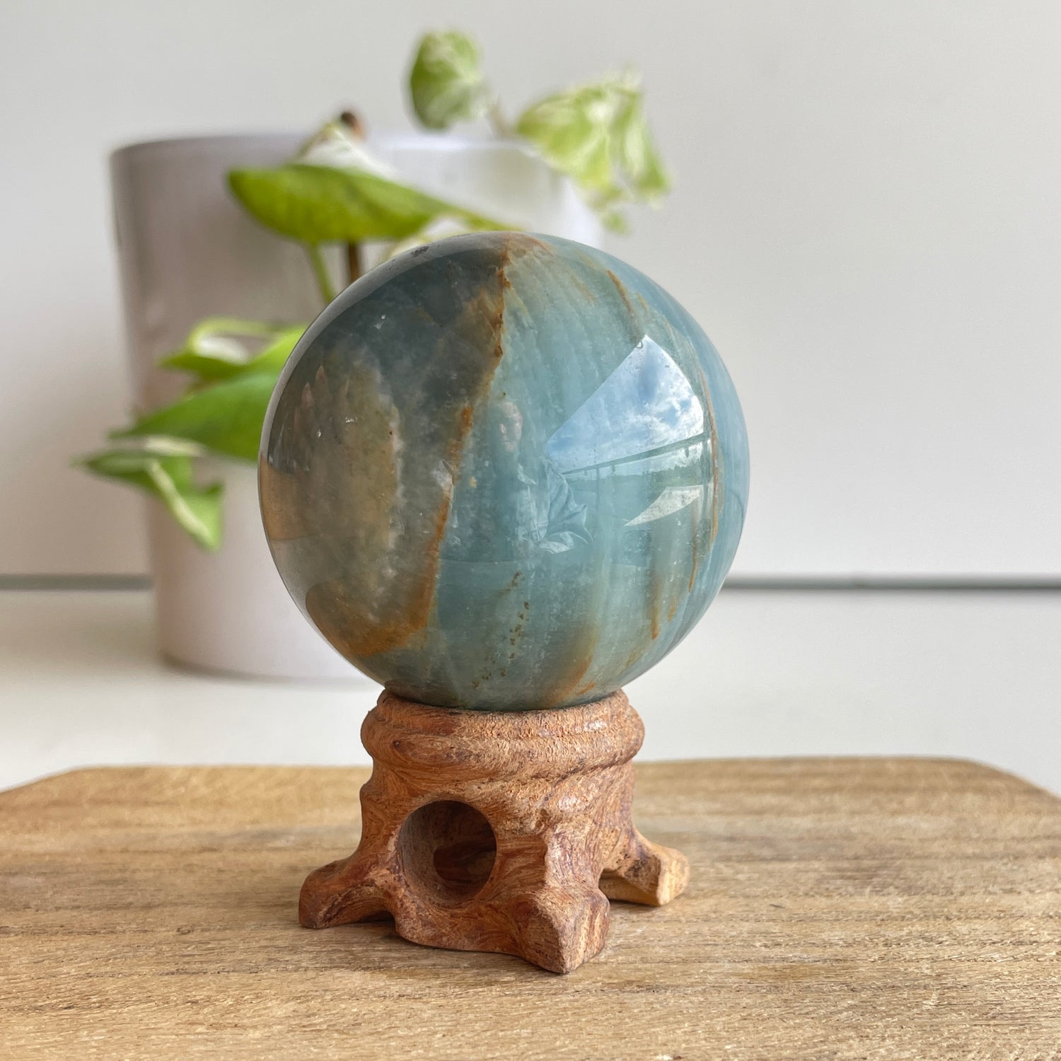 Blue Onyx Sphere 5.1cm