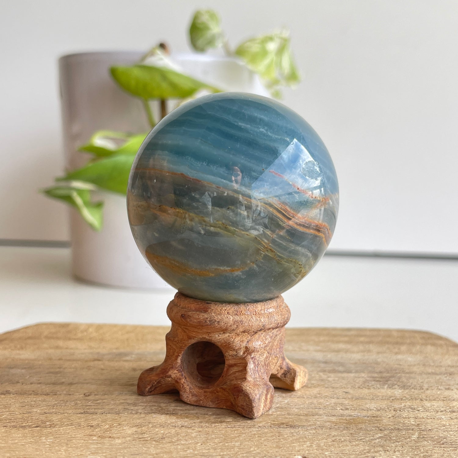 Blue Onyx Sphere 5.1cm