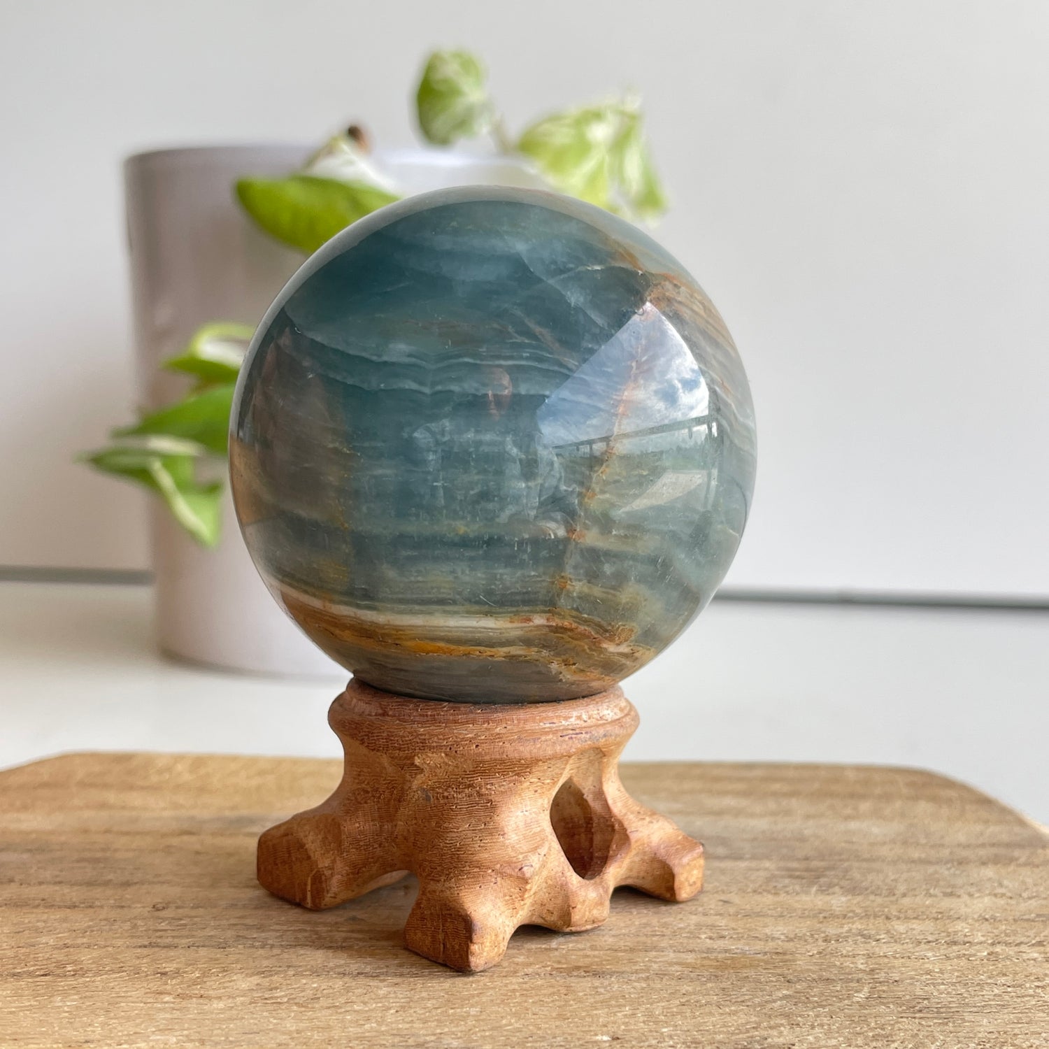 Blue Onyx Sphere 5.7cm