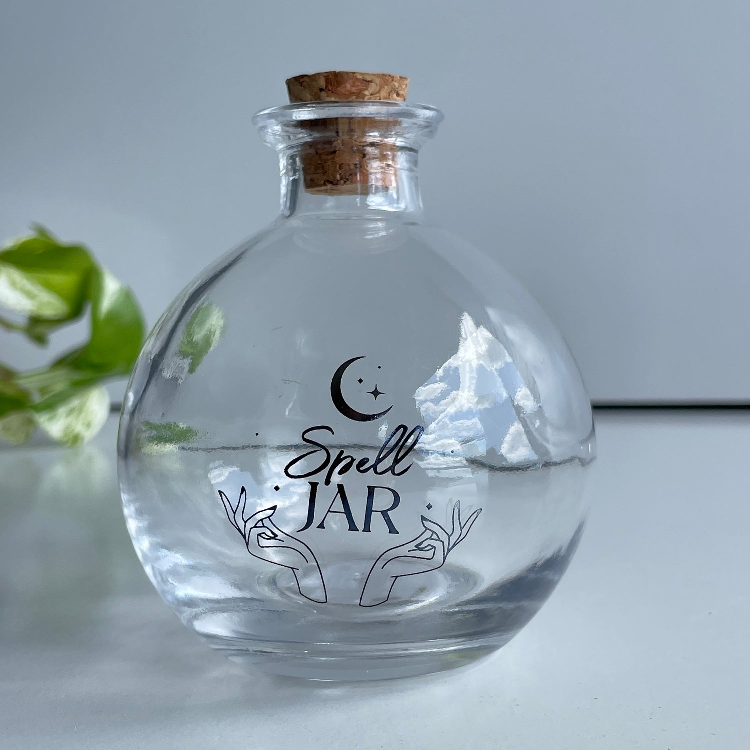 Glass Spell Jar With Booklet WT65323