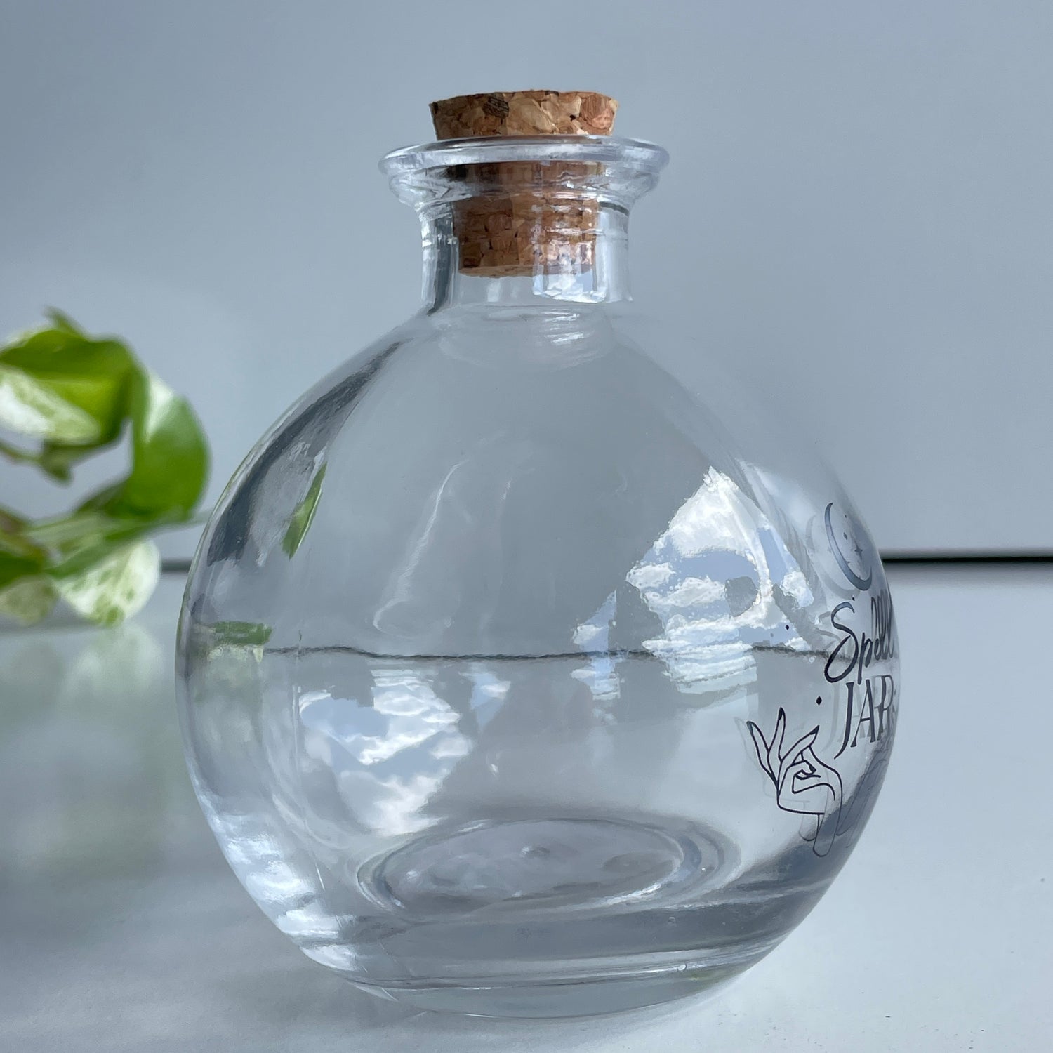 Glass Spell Jar With Booklet WT65323