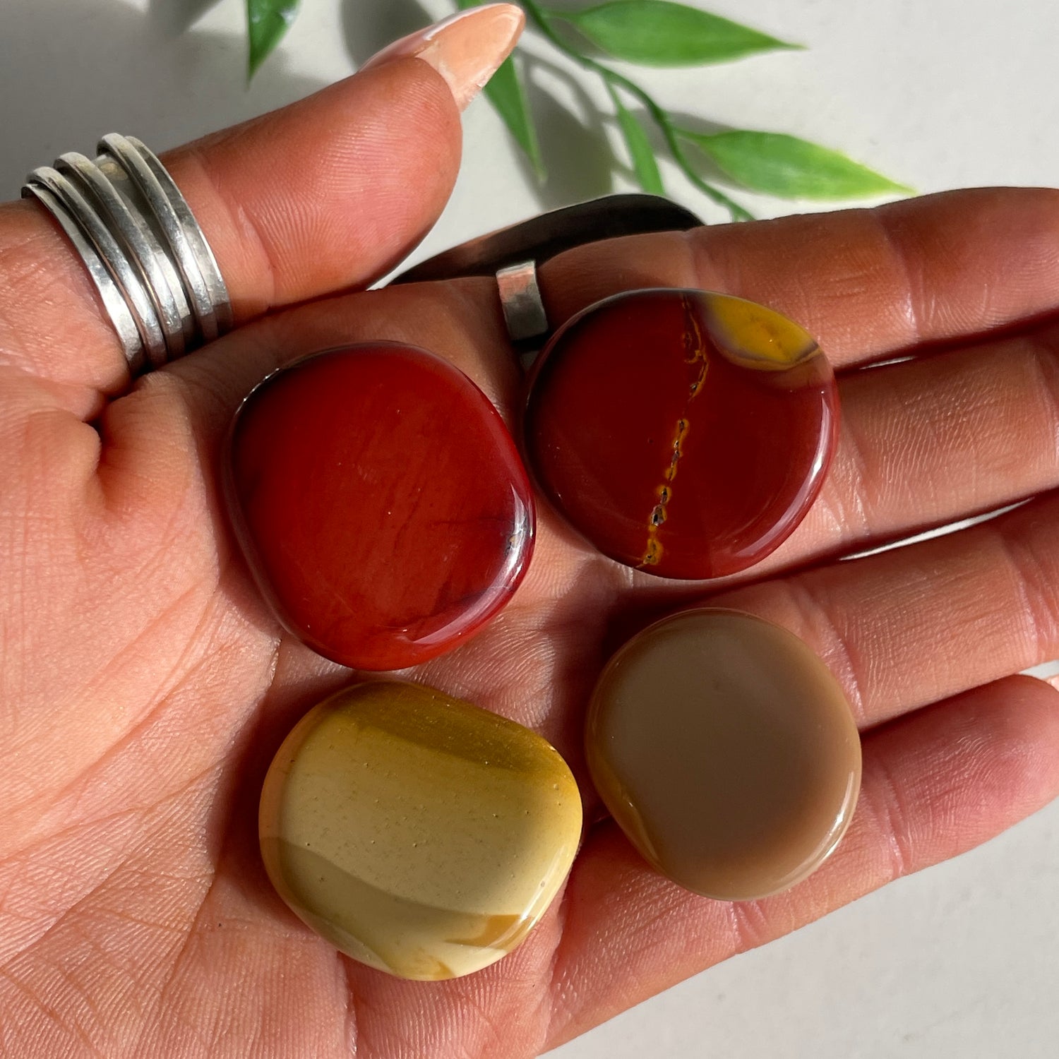 Mookaite Flat Stone Bra Buddy