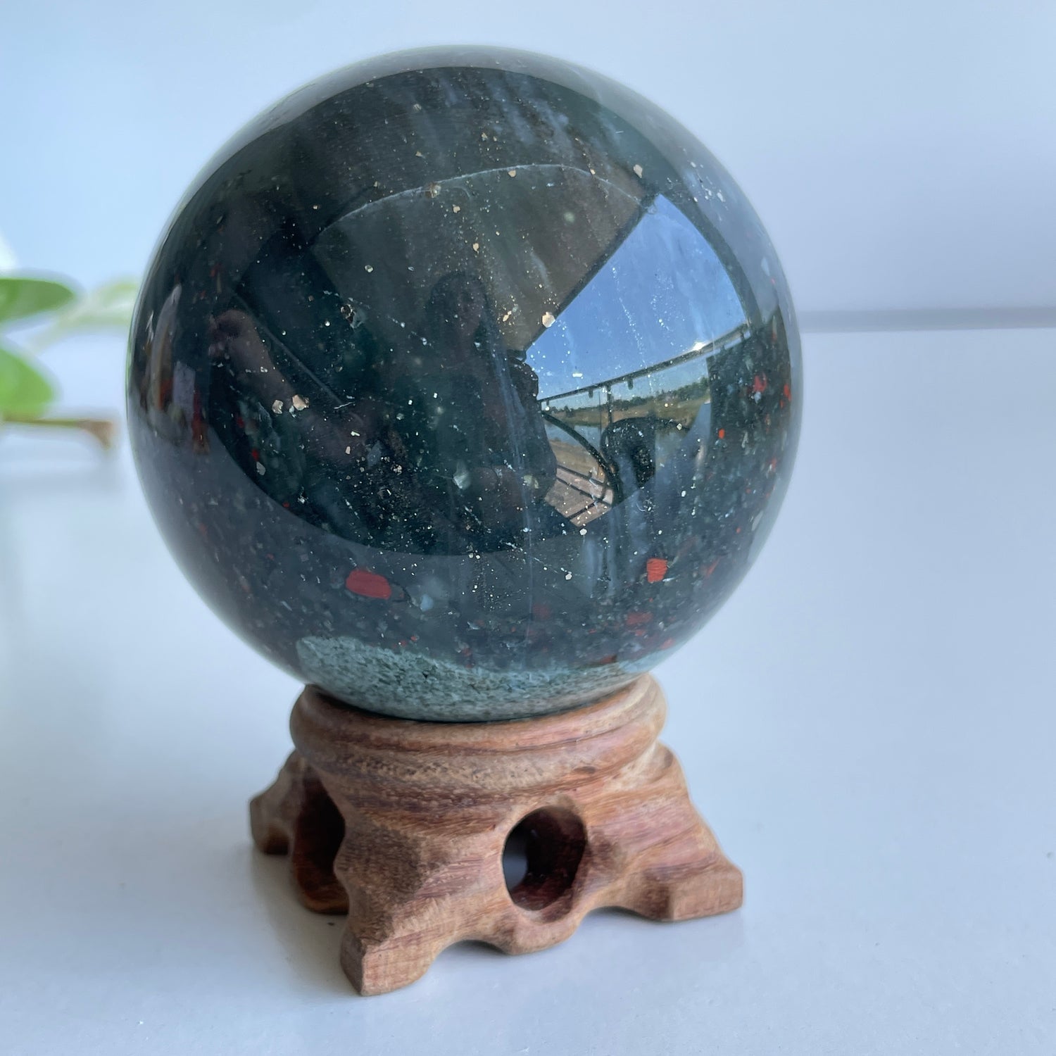 Bloodstone Sphere 6.8cm 01