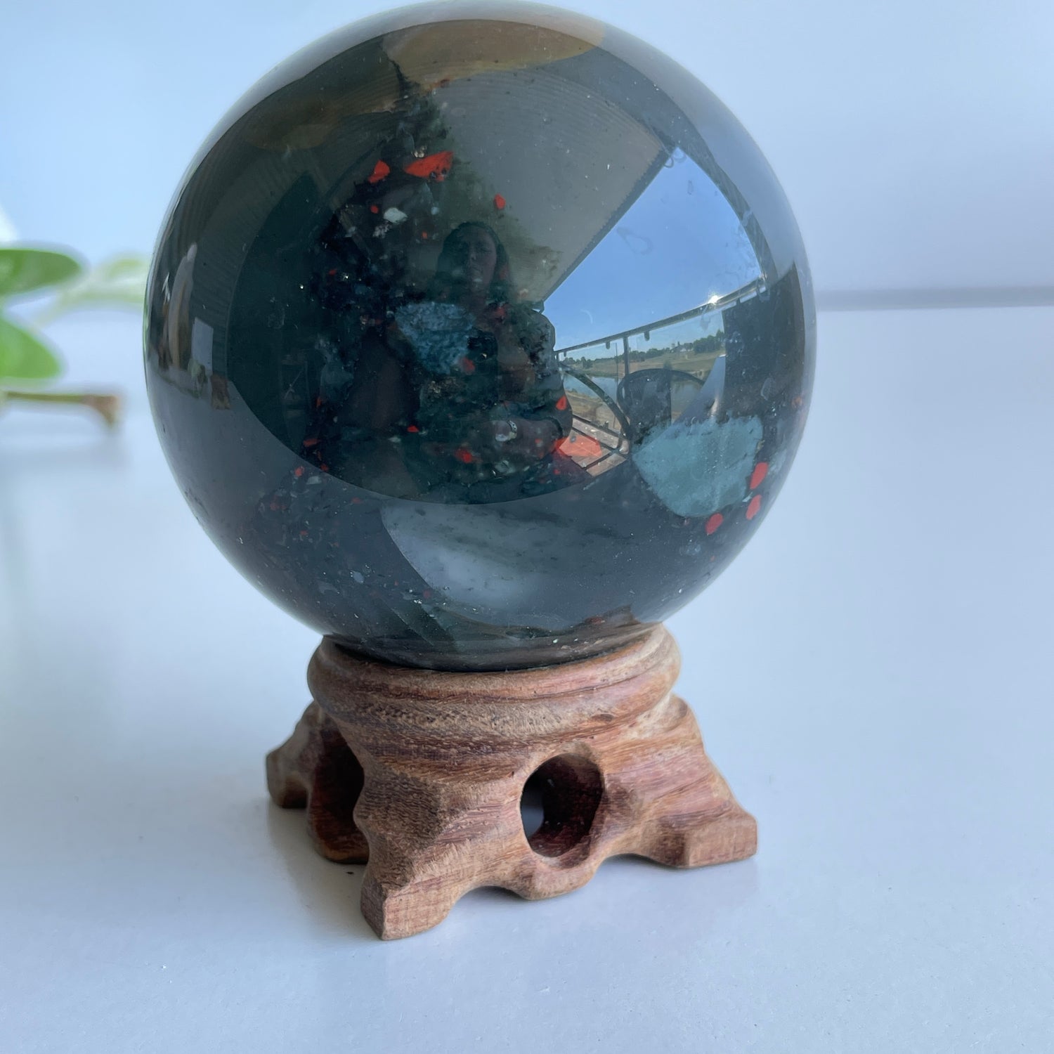 Bloodstone Sphere 6.8cm 01