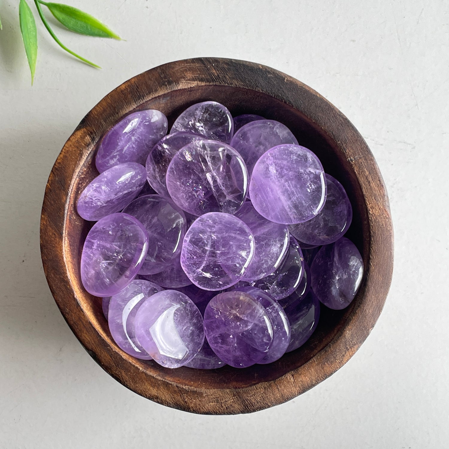 Amethyst Flat Stone Bra Buddy