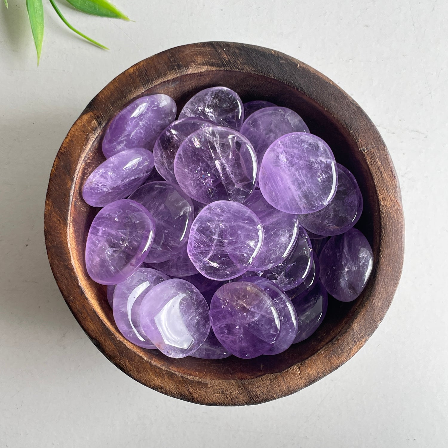 Amethyst Flat Stone Bra Buddy