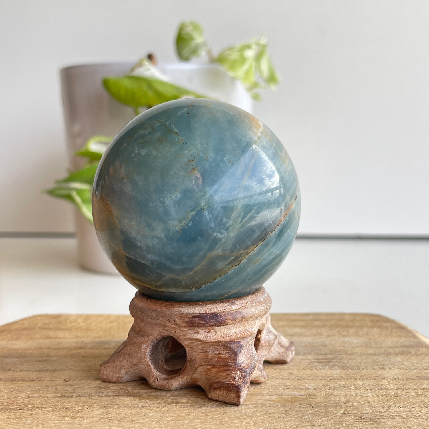 Blue Onyx Sphere 5.8cm