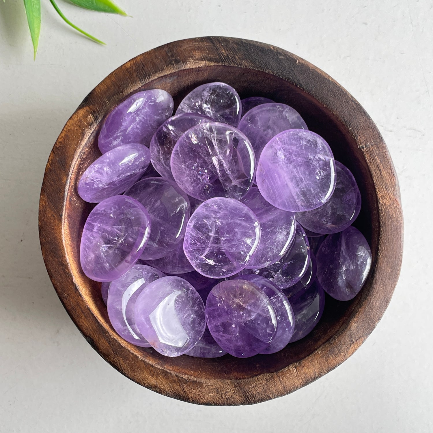 Amethyst Flat Stone Bra Buddy