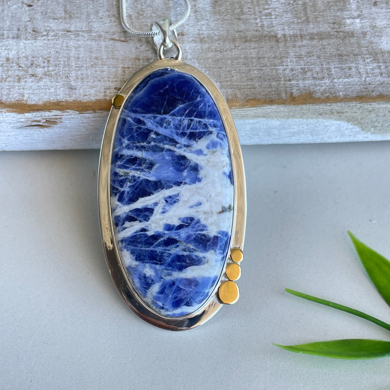 Sodalite Oval Pendant