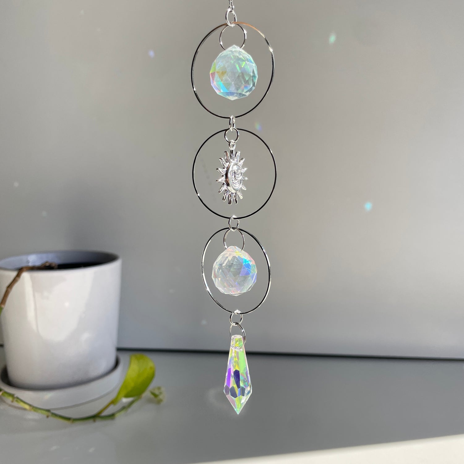 Sun And Rings Suncatcher