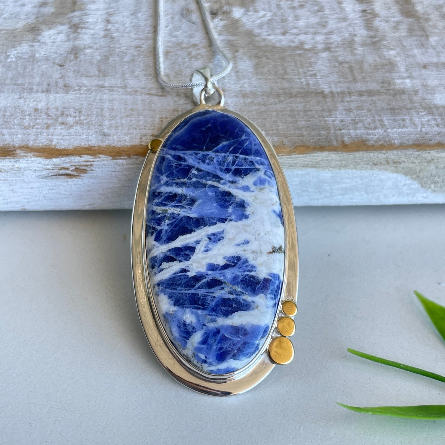 Sodalite Oval Pendant