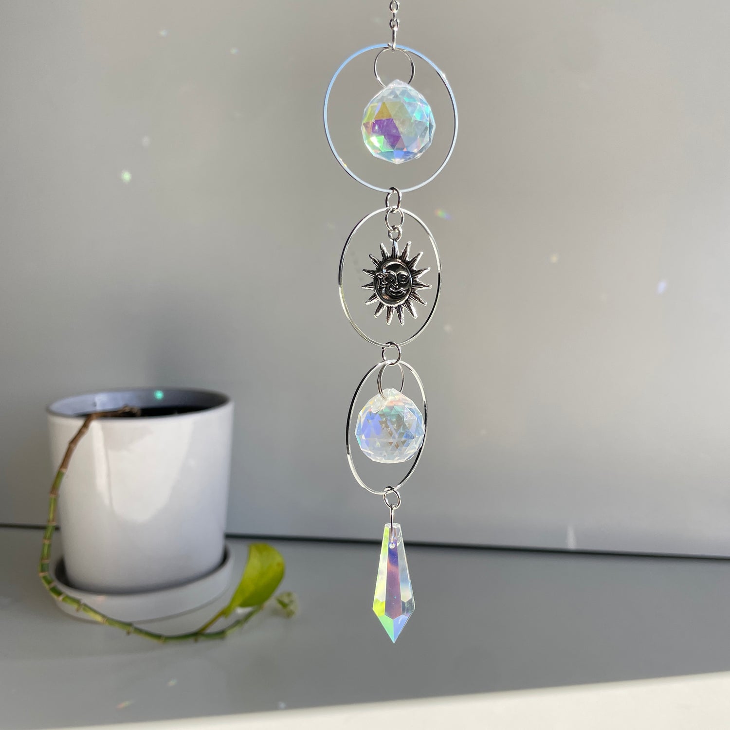 Sun And Rings Suncatcher