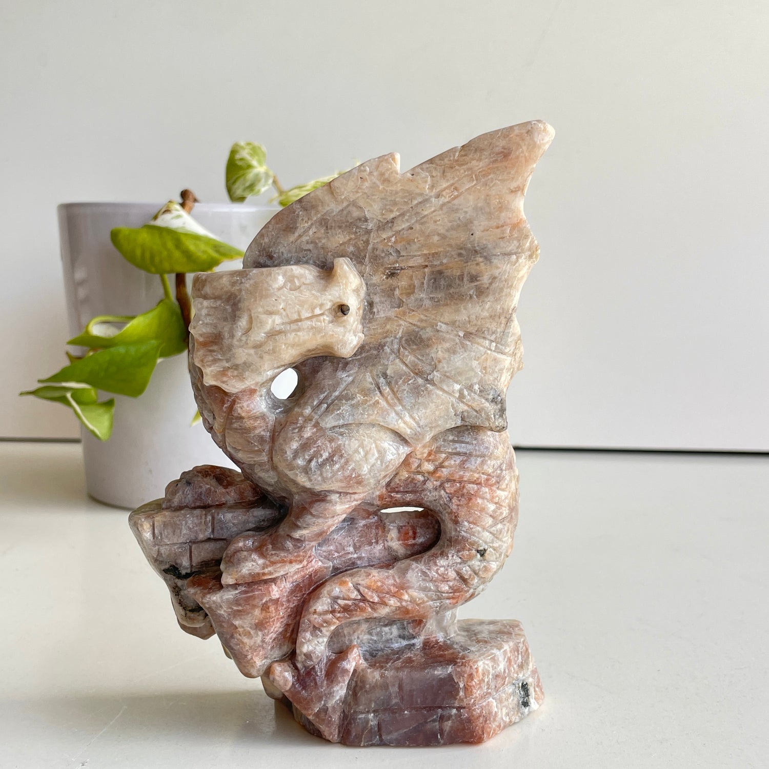Moonstone & Sunstone Dragon 15.5cm