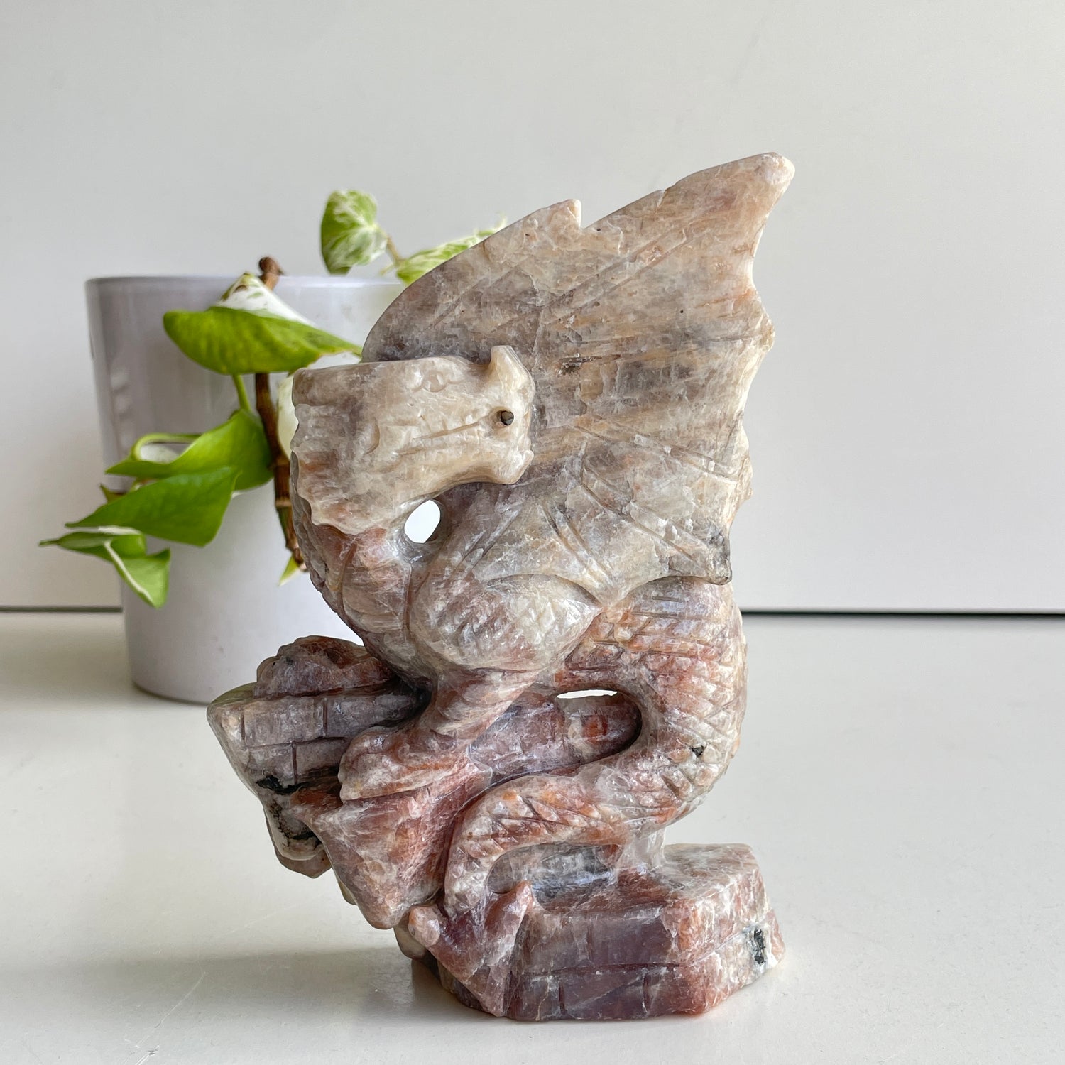 Moonstone & Sunstone Dragon 15.5cm
