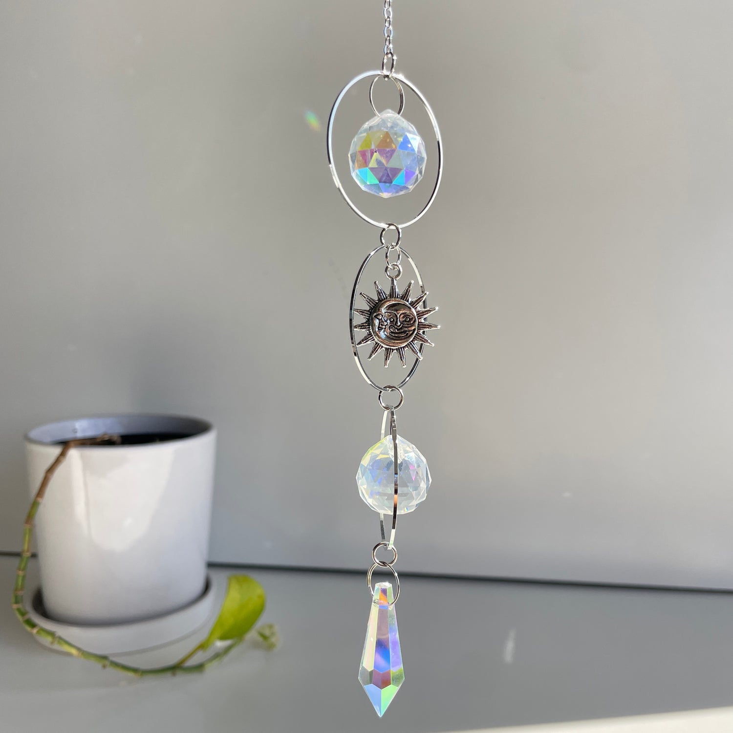Sun And Rings Suncatcher
