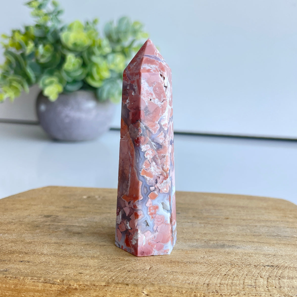 Pink Agate Generator 7.6cm