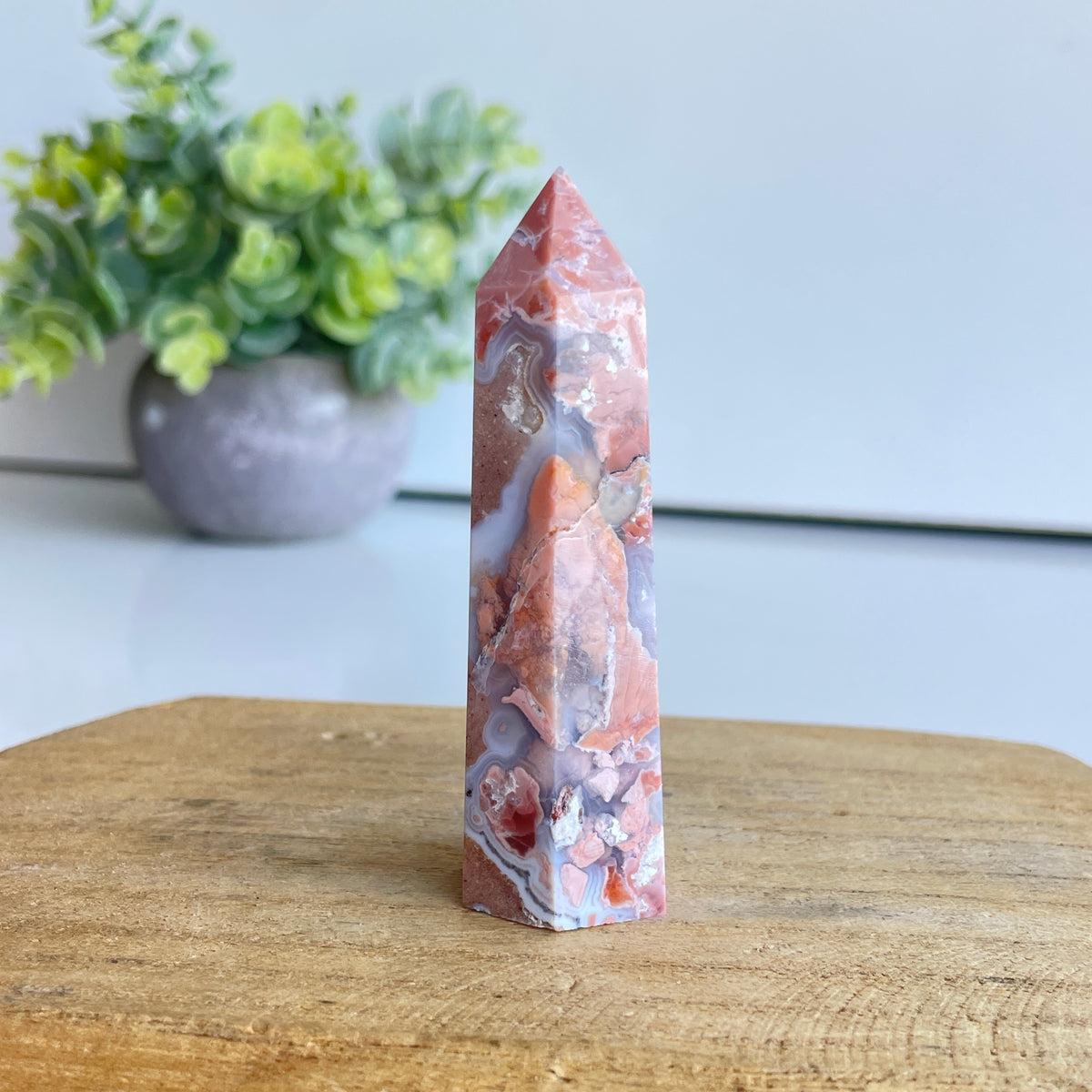 Pink Agate Generator 7.6cm