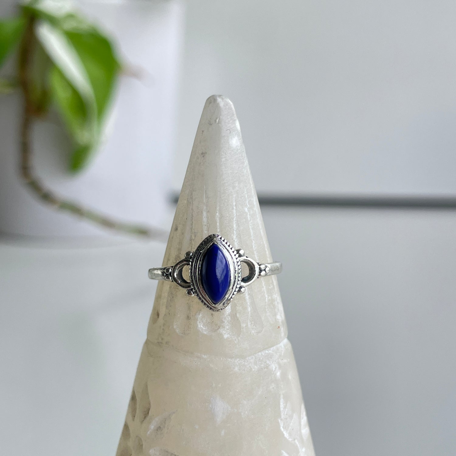 Lapis Lazuli Marquise Ring Sz6.5