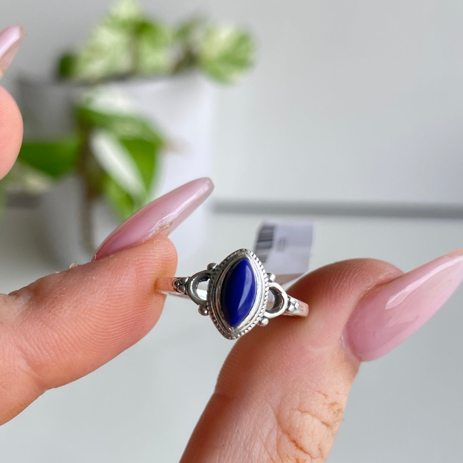 Lapis Lazuli Marquise Ring Sz6.5